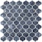 Msi Blue Shimmer Arabesque 10 In. X 10.20 In. X 8Mm Glass Mesh-Mounted Mosaic Tile, 10PK ZOR-MD-0253 - alternate 1